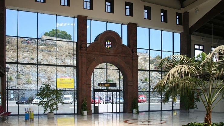 Hall del aeropuerto de La Gomera